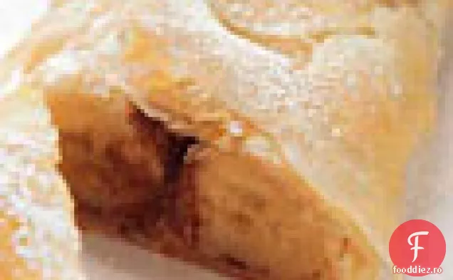 Strudel Cu Ciocolată Cu Banane