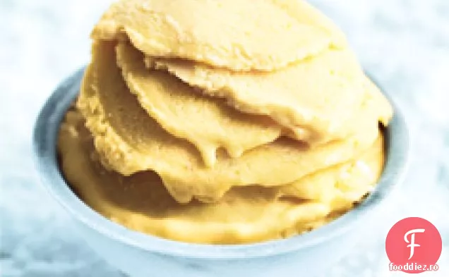 Iaurt Congelat Cu Banane, Mango Și Vanilie