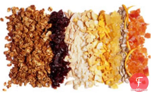 Granola de cireșe-migdale