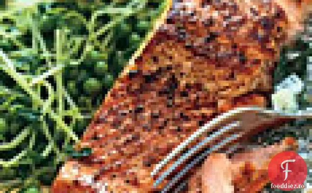 Somon cu mazăre, Vîrci de mazăre și sos de mărar-castraveți