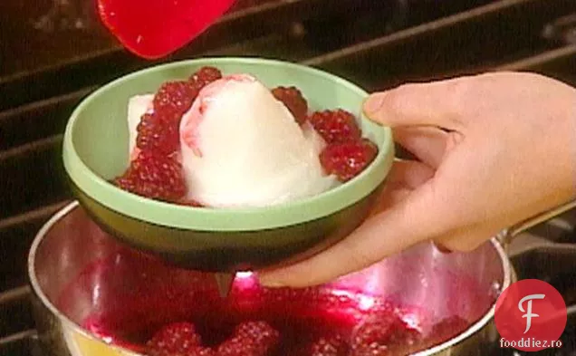 Mure de anason stelat cu Sorbet de lămâie