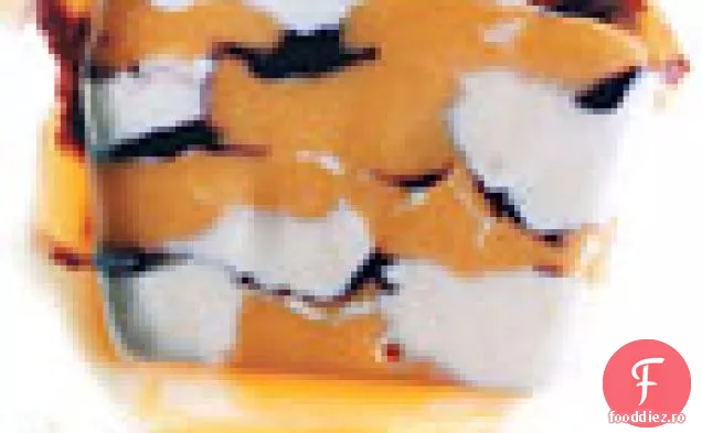 Mango congelat, Cassis de mure și mozaic de vanilie
