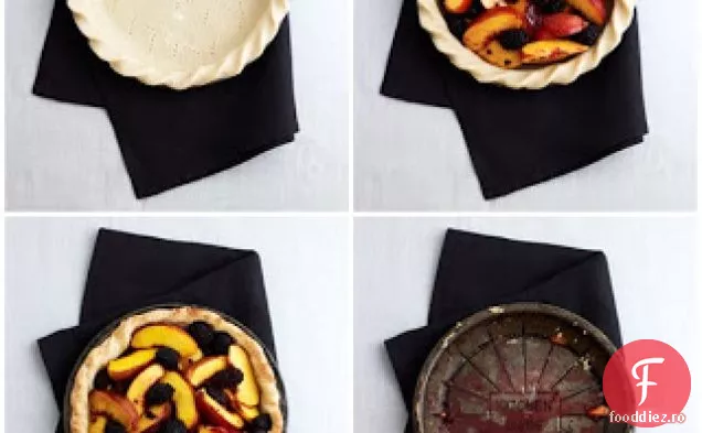 Nectarine Blackberry Pie