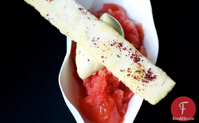 Posset Portocaliu De Sânge; Granita Portocalie De Sânge