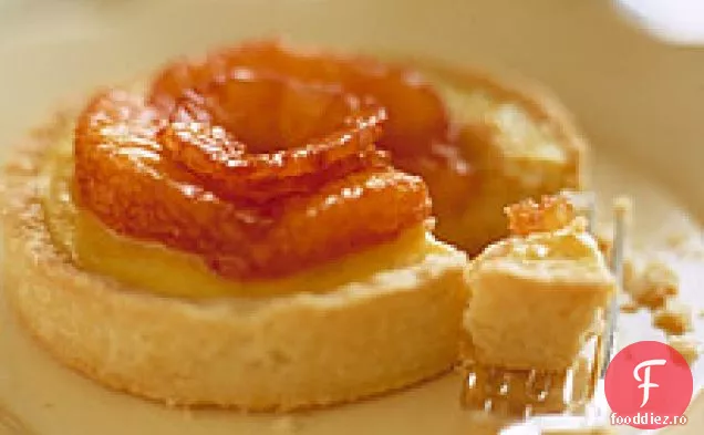 Tarte Cu Budincă De Orez Cu Portocale De Sânge