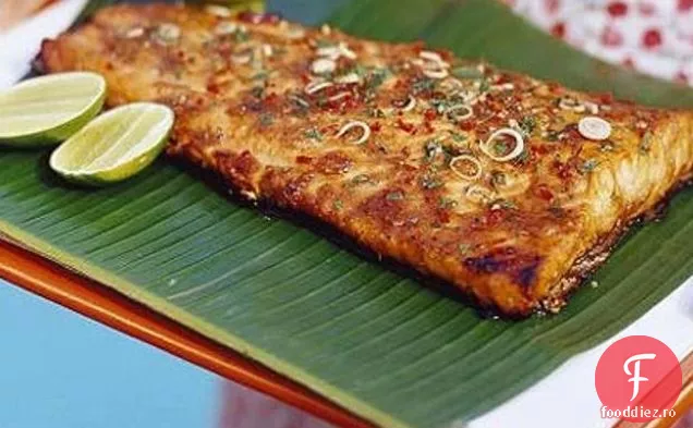 Somon Tamarind Bbq Cu Lemongrass, Ardei Iute Și Ghimbir