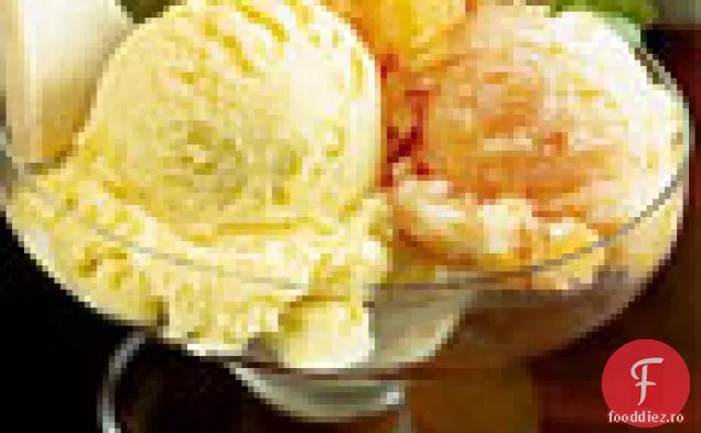 Înghețată de mango-Lemongrass și Sorbet de portocale de sânge