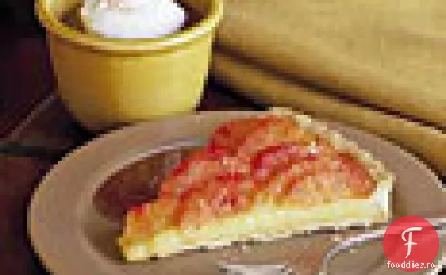 Tartă de portocale de sânge cu sos de caramel de portocale