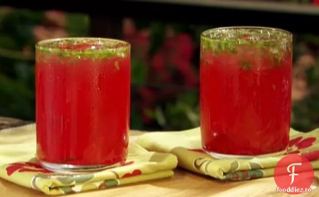 Limeade portocaliu cu sânge Electric cu mentă încurcată