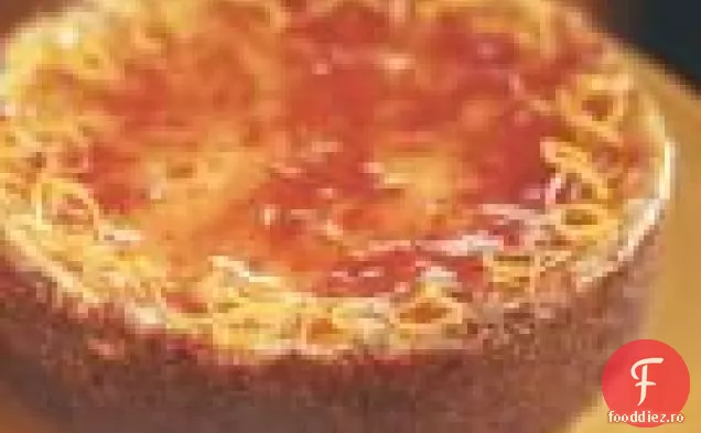 Cheesecake Ricotta Cu Glazură De Marmeladă De Portocale De Sânge