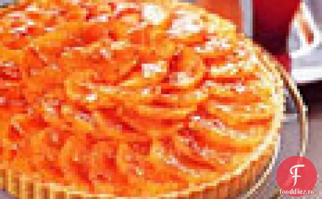 Tartă de portocale de sânge cu cremă de patiserie Cardamom