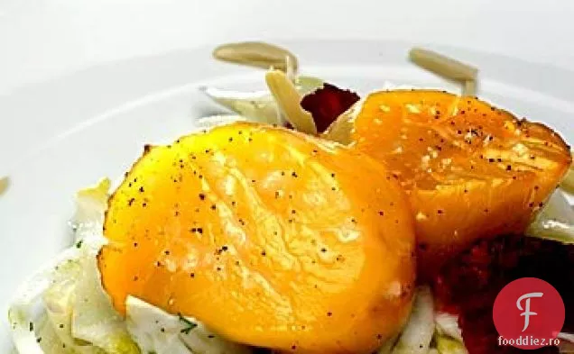 Scoici afumate cu arin cu salată de fenicul