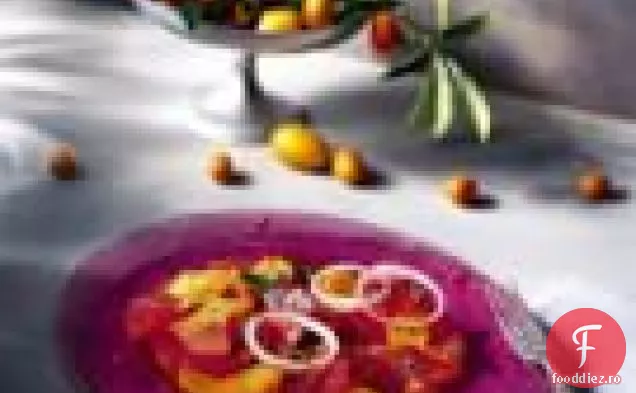 Salată De Citrice Cu Mentă Și Ceapă Roșie