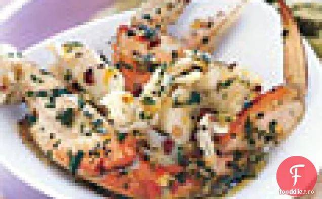 Crab Dungeness Prăjit La Cuptor