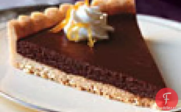 Tarta de ciocolata-citrice dulce-amara cu frisca de iasomie