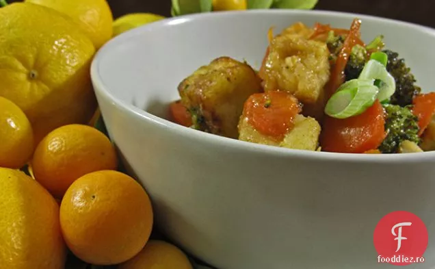 Tofu Portocaliu Vegan Fără Gluten, Kung Hei Fat Choy