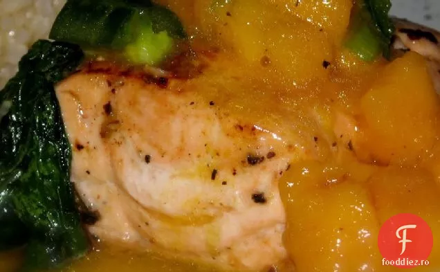 North Shore Partea 2: tigaie Diva domestică somon prăjit cu Salsa de Mango