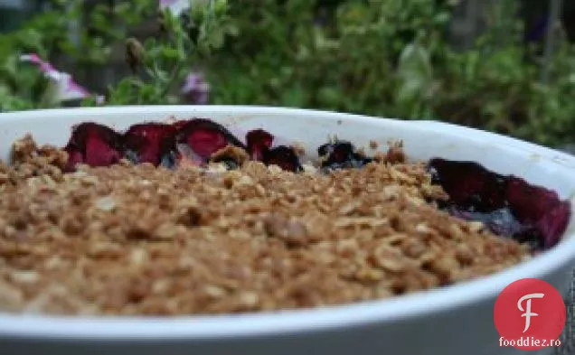 Peach-blueberry Crisp