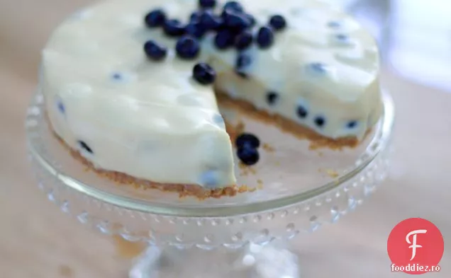 Cheesecake Cu Afine Și Ciocolată Albă
