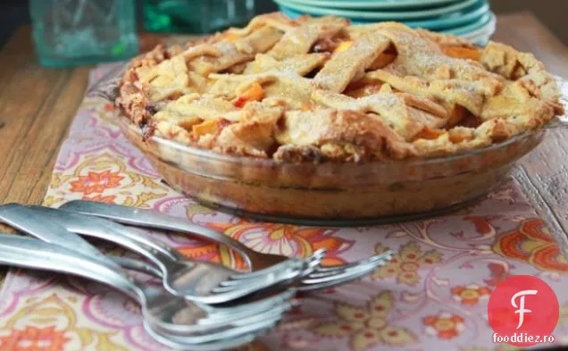 Plăcintă Cu Piersici De Afine