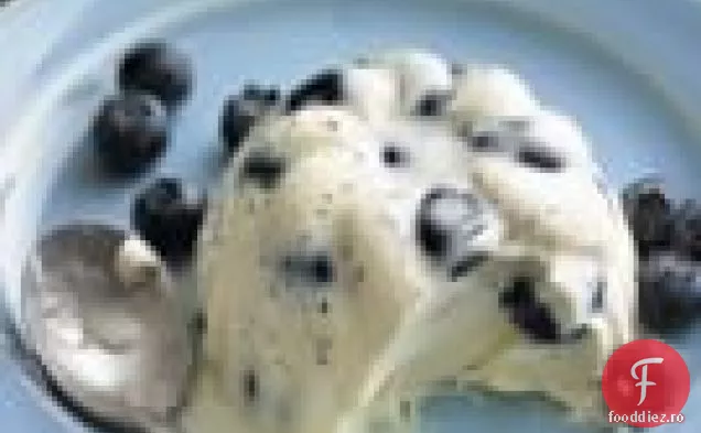 Panna cotta de afine-vanilie