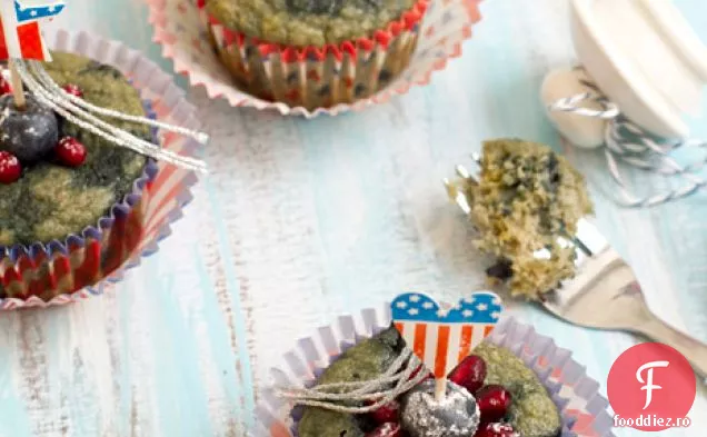 Brioșe Cu Lămâie De Afine Fără Gluten