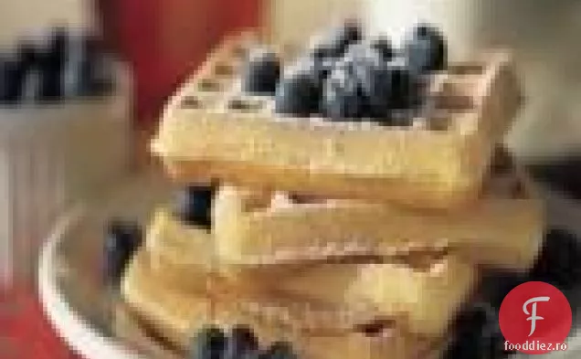 Smântână-vafe de afine
