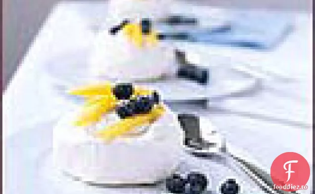 Pavlovas de Mango și afine
