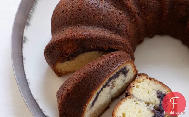 Tort De Cafea Cu Smântână De Afine