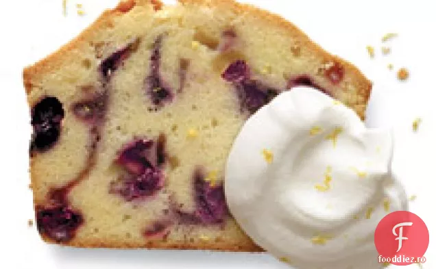 Tort de afine-smântână cu smântână cu cremă de lămâie