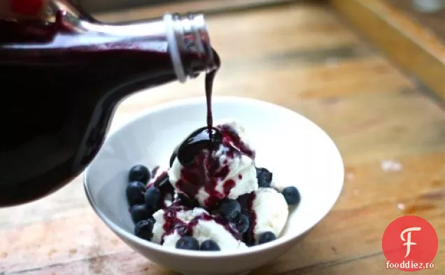Sirop Dulce De Afine De Vară