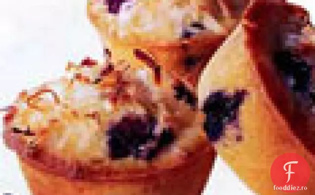 Prăjituri Individuale De Afine-Nucă De Cocos