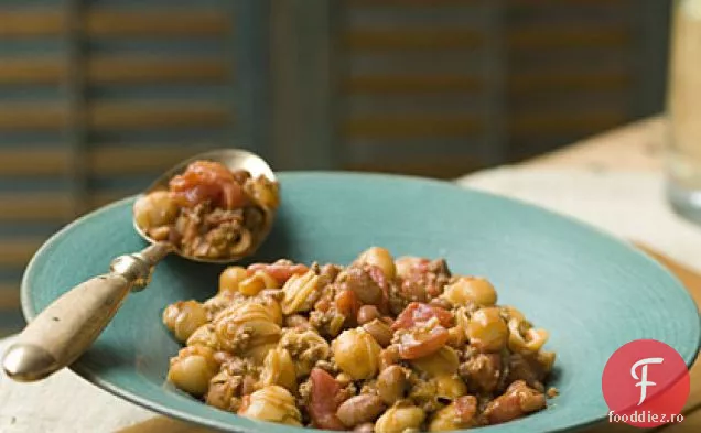 Chili-Cheeseburger Mac-și-brânză