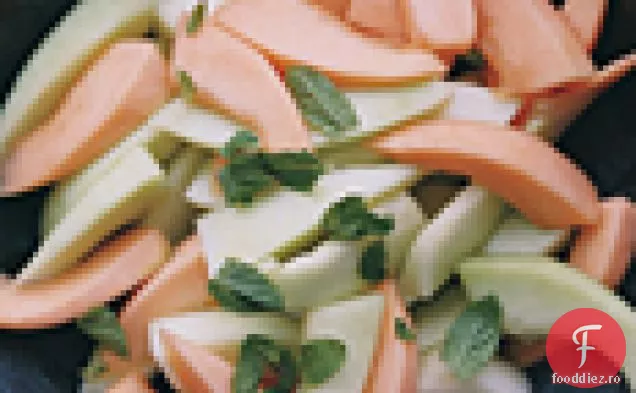 Pepene galben cu granita de busuioc-var