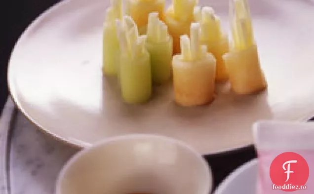 Sushi Rece De Fructe Cu Sos De Miere