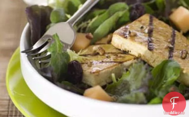 Salată De Tofu Și Pepene Galben La Grătar