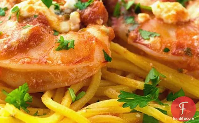 Scampi De Creveți În Stil Grecesc