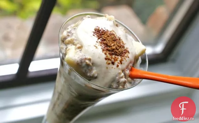 Plăcintă Cu Mere Parfait Vegan Overnight Oats