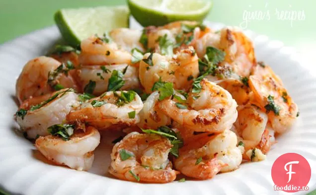 Creveți De Lime Cilantro
