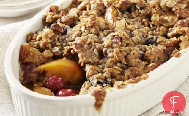 Cherry-nectarine Crisp