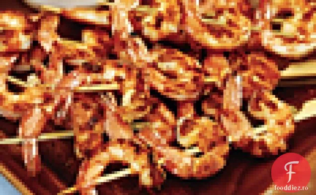 Creveți la grătar cu sos picant de Tamarind