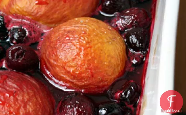 Rețetă De Înghețată De Ciocolată Albă Și Ghimbir Proaspăt Cu Nectarine