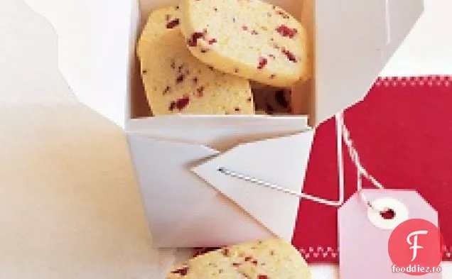 Biscuiți din făină de porumb-cireșe