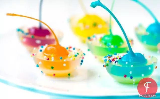 Rainbow Cherry Jigglers