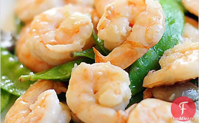 Creveți cu mazăre de zăpadă