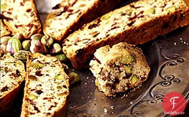 Fistic Cherry Biscotti