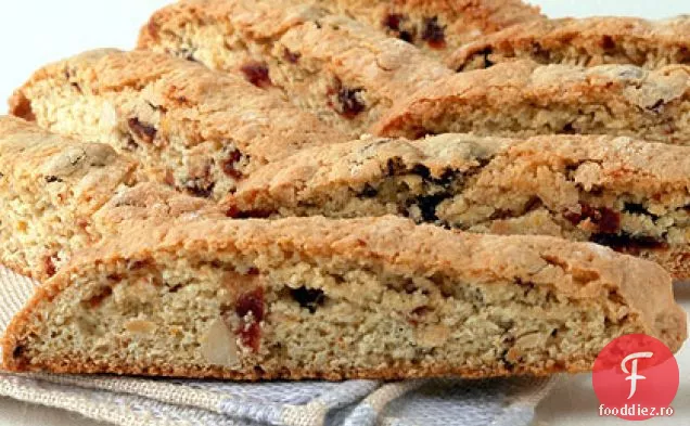 Biscotti Cu Cireșe-Migdale Infuzate Cu Portocale