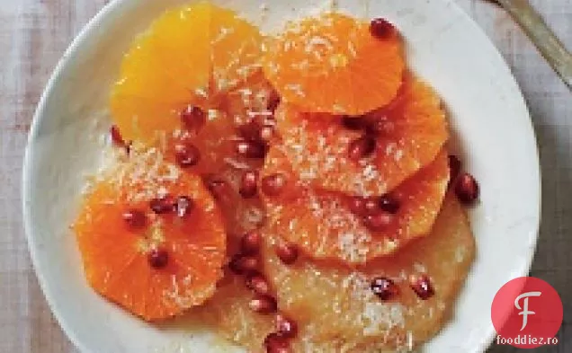 Citrice, Rodie Și Miere Cu Nucă De Cocos Prăjită