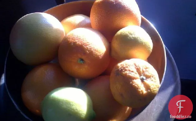 Sorbet de citrice-ghimbir
