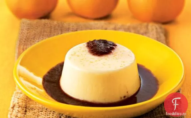 Clementine Latte Cotta Cu Sos De Afine